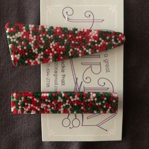 Christmas Sprinkles Hair Barrett